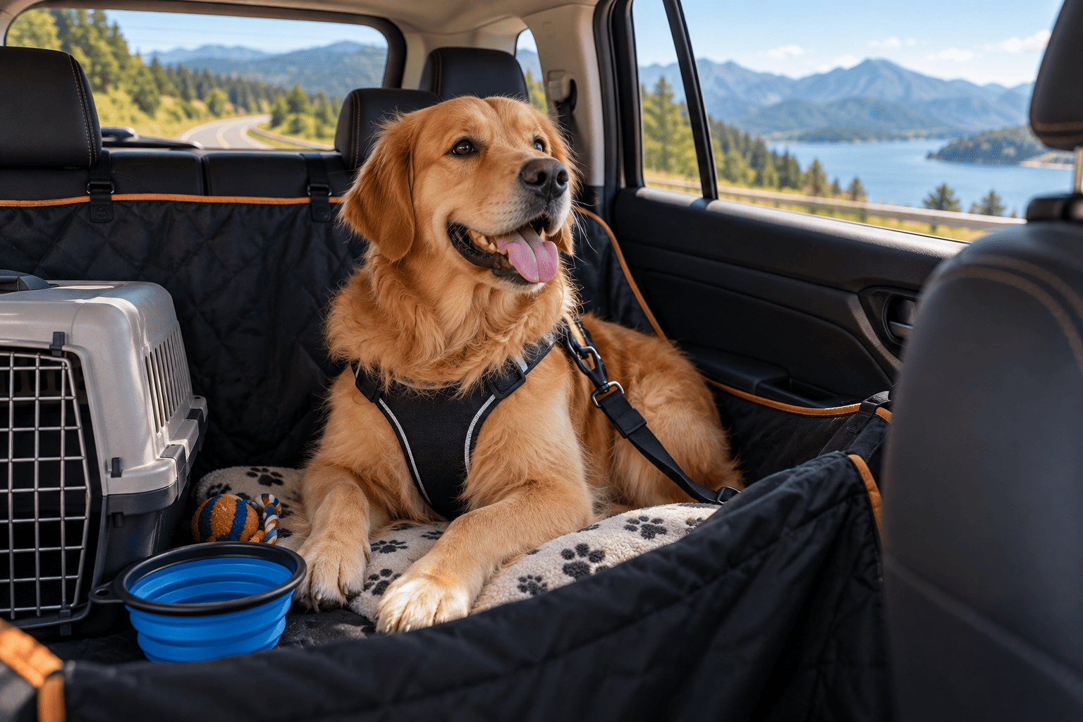 Como preparar o carro para transportar pets com mais segurança e conforto